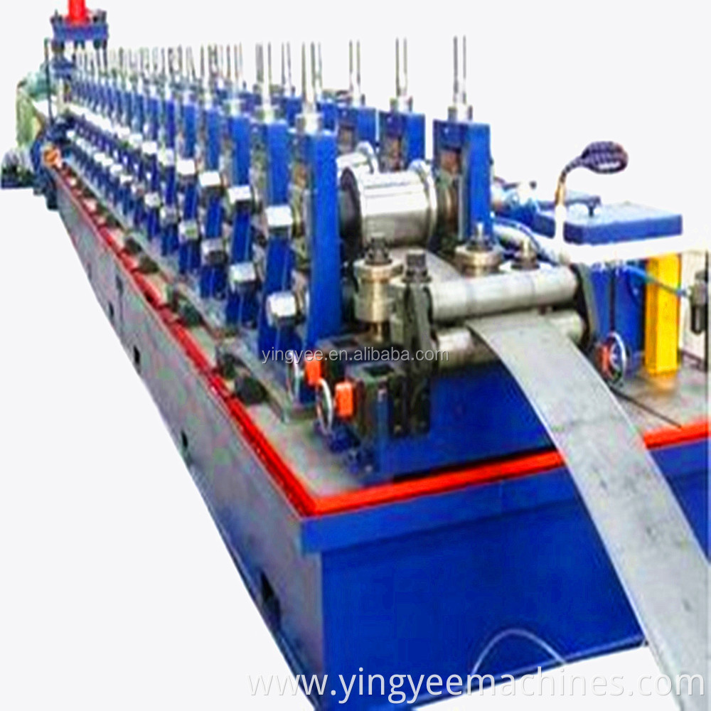 PLC control high precision PV solar bracket forming machine with hydraulic punching